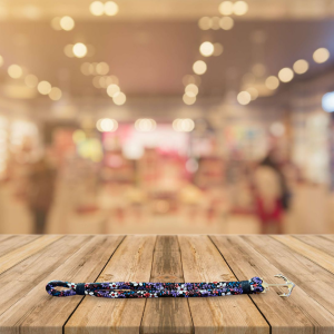 Anchor Bracelet - Purple Floral