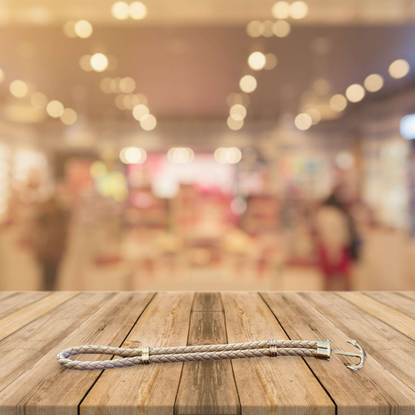 Anchor Bracelet - Tan