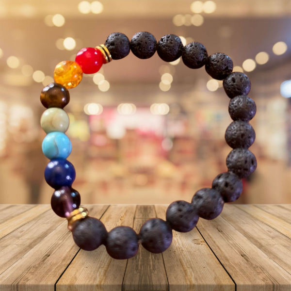 Black Beaded Bracelet